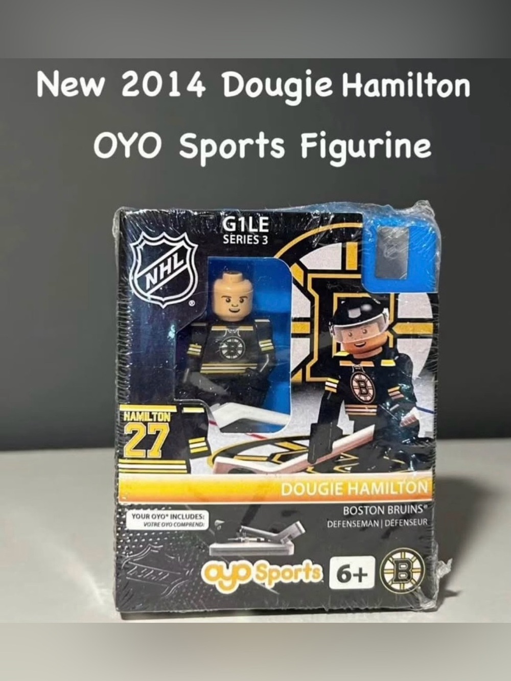 New OYO Sports Dougie Hamilton Boston Bruins Figurine - Black & Gold